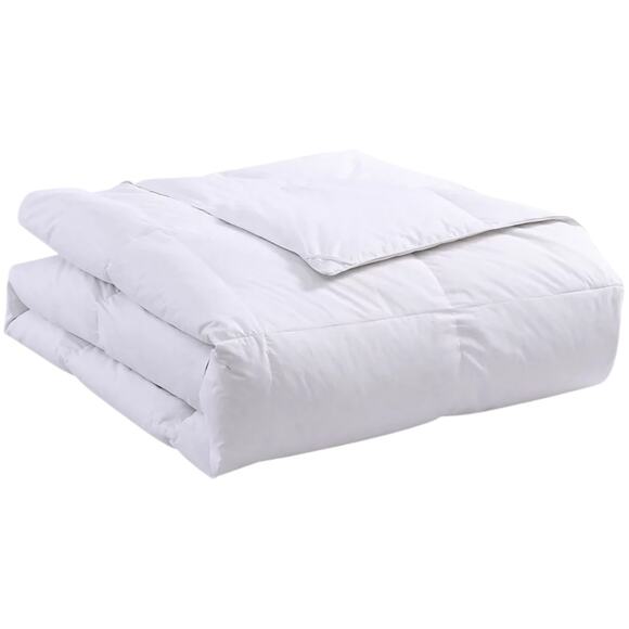 Serta HeiQ Cooling White Feather & Down All Season Comforter White King - Picture 2 of 4